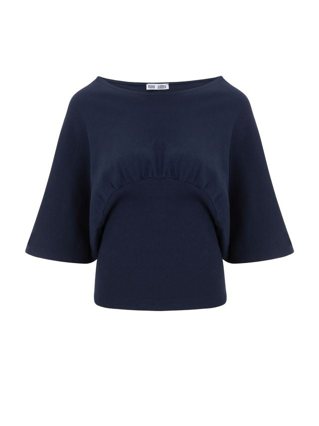 Bat Sleeve Tee Navy