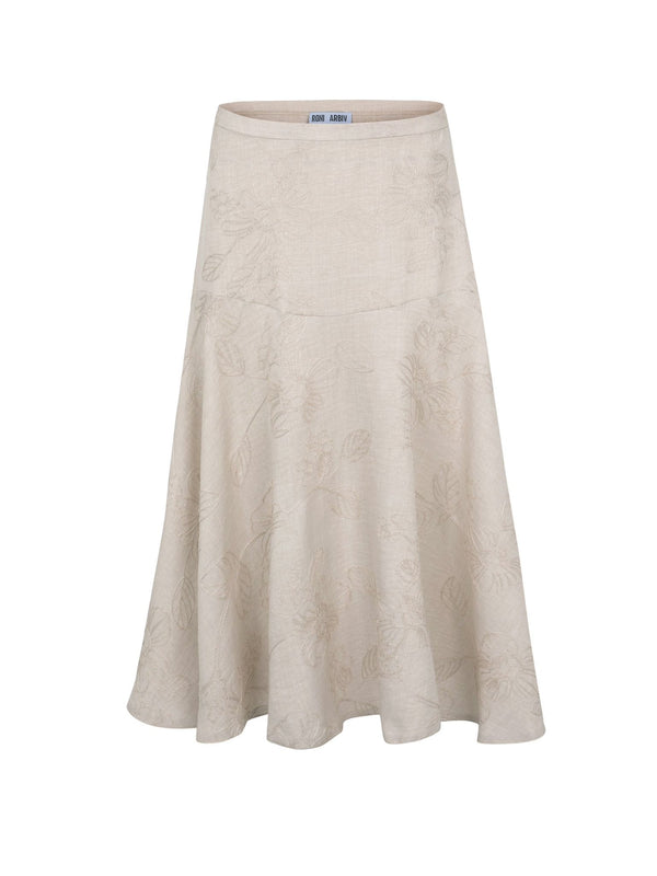 Flowy Linen Skirt