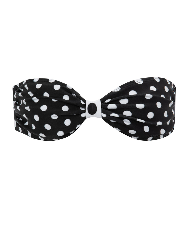 Dots Strapless Bikini Top