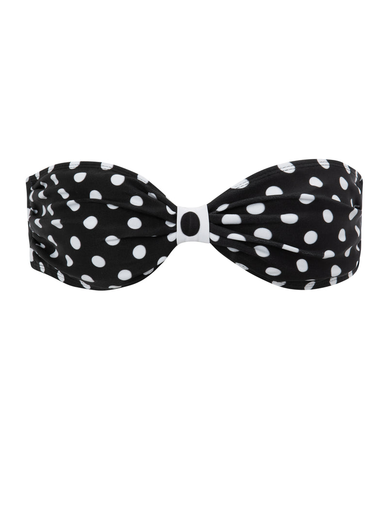 Dots Strapless Bikini Top