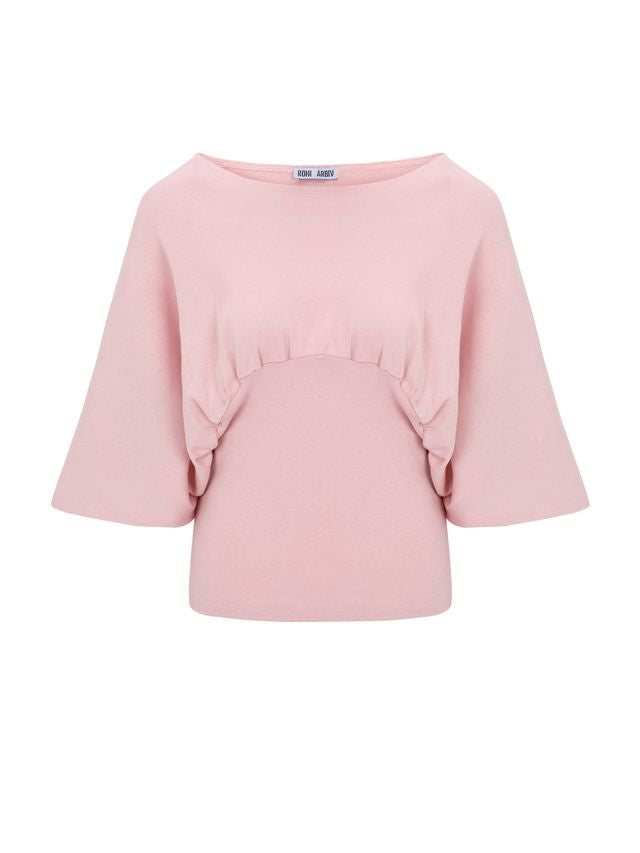 Bat Sleeve Tee Baby Pink