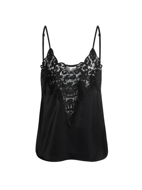Satin Lace Tank