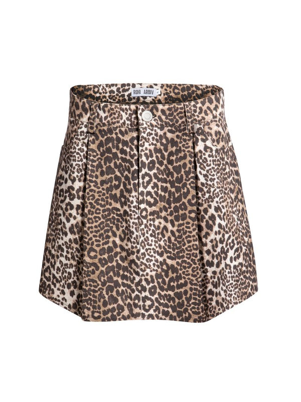Leopard Mini Skirt