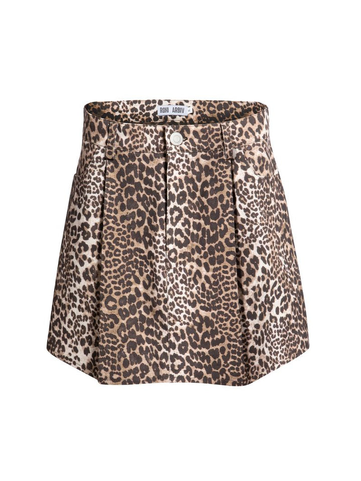 Leopard Mini Skirt
